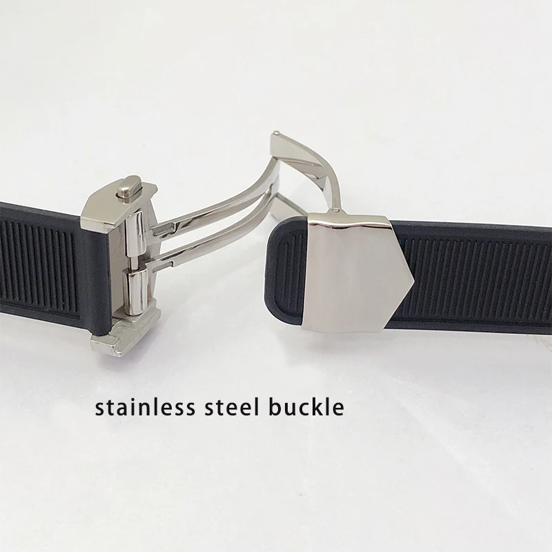20mm 22mm Rubber Silicone Watch Strap Waterproof Bracelet Watchband for TAG HEUER MONACO Strap CARRERA FORMULA 1 Watchband Acces