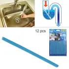 Трубопровод для ванны 12 шт.лот, слив для ванны, слив для кухонной раковины, сливные палочки Sani, моющий стержень для канализации для кухни