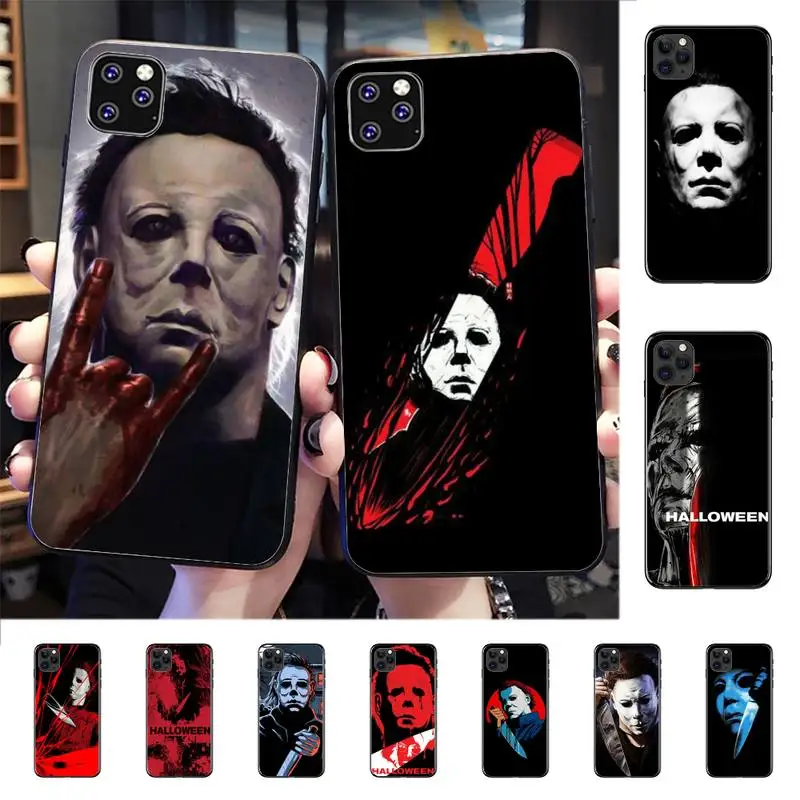 The Curse Of Michael Myers Horror Halloween Phone Case for iphone 13 8 7 6 6S Plus X 5S SE 2020 XR 11 12 mini pro XS MAX