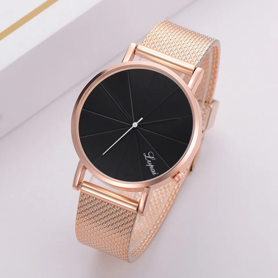 

2019 New Fashion Ladies Watch Minimalist Women's Watches Stainless Steel Mesh Quartz Wrist Watch Casual Women Clock Reloj