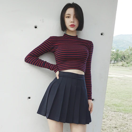 

Women Vertical Stripe Rayon Pajama Set Loose Leisure cardigan long-sleeved home wear pajamas