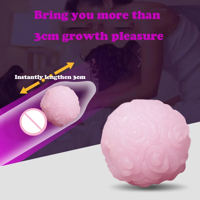 

Мягкий вибратор-шарик массажер для пениса увеличение упражнений задержка стимуляция шока Мастурбация для мужчин секс-игрушки товары для в...