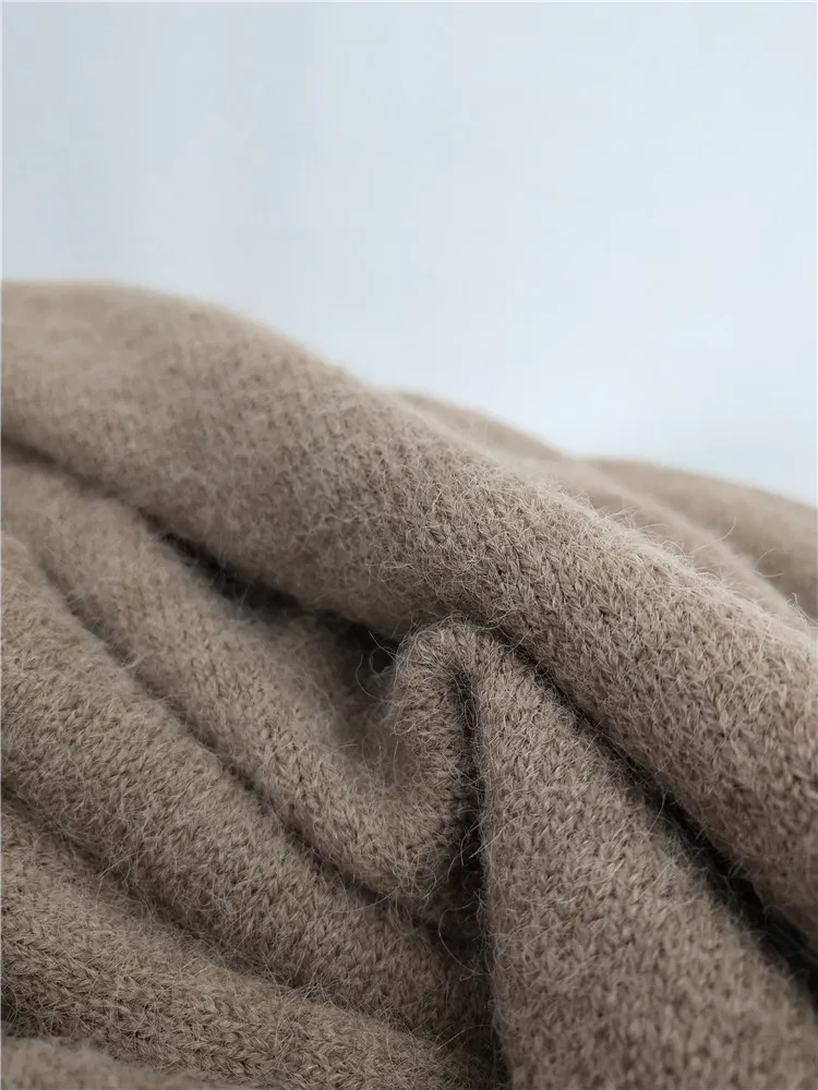 

Winter Sweater dress 2020 Autumn Midi Long Woolen dress Solid Color V-neck Pullover Soft Knitted Elegant Sweaters Women jumper