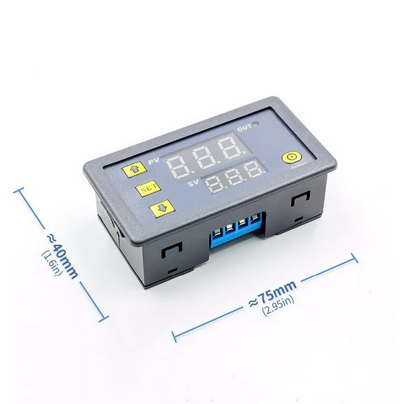 DC12V/24V AC110V/220V Цифровой период таймер задержки модуль с светодиодный Дисплей