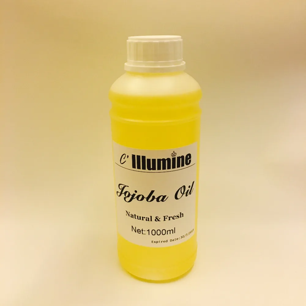 BULK - 1kg Jojoba Oil Base Massage Essential Oil 1000ml Moisturizing Anti Aging Skin Care Oils Relaxation
