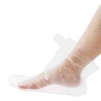 200pcs paraffin wax liners for feetlarger thicker thermal therapy plastic socks linersparaffin spa therabath foot protectors f