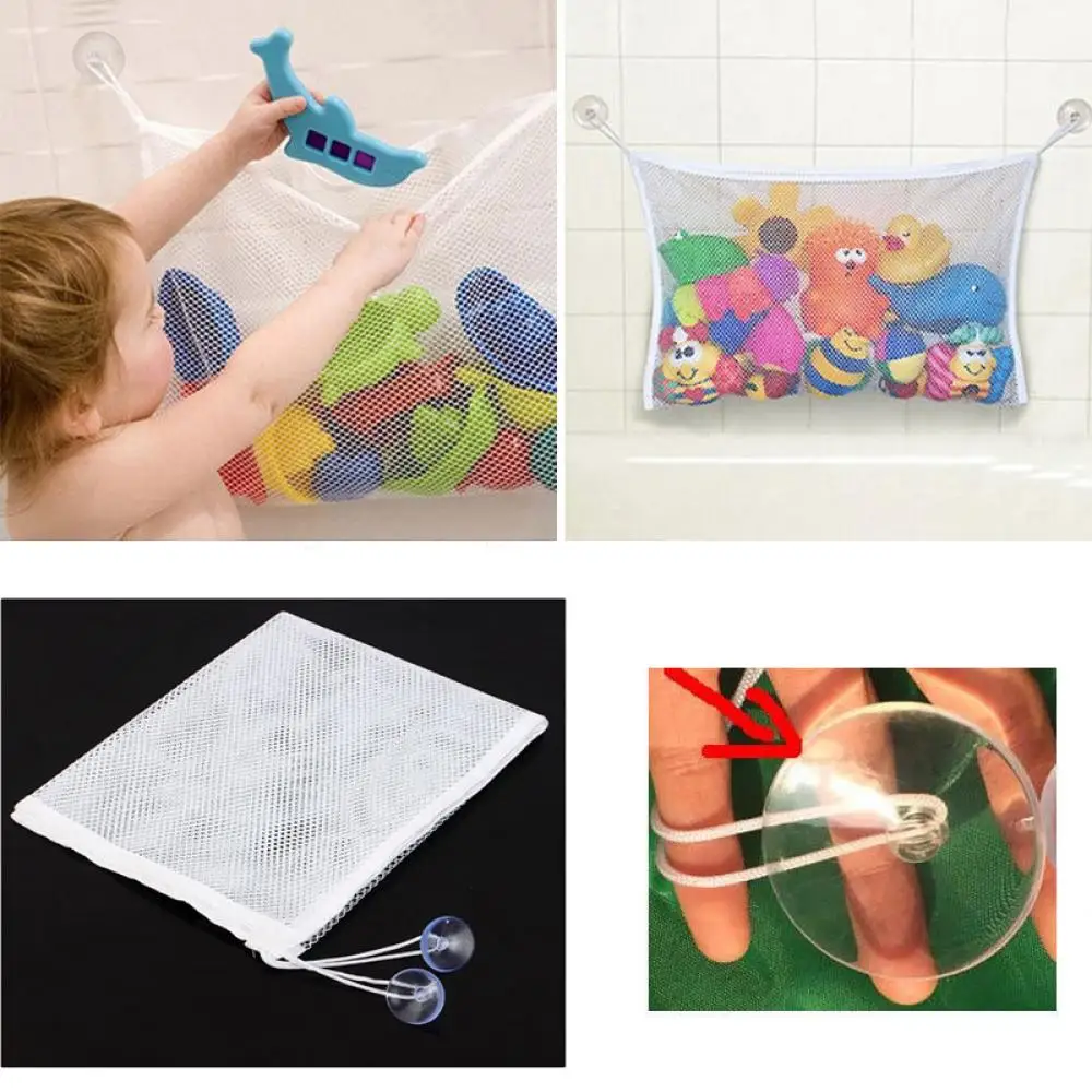 Модные домашние хранение ванны младенца Ванна игрушка Сетчатая Сумка для