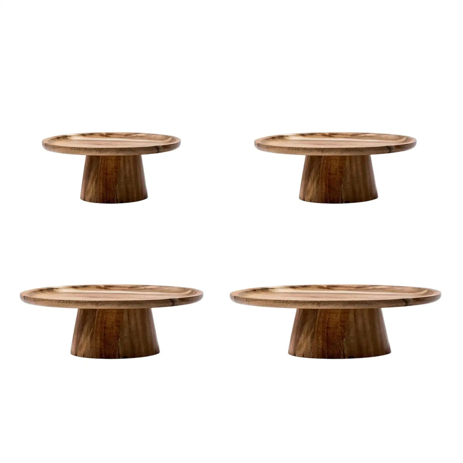 

Wood Cake Stand High Wood Pedestal for Cakes, Desserts, Pies - Premium Wooden Cake Stand - Modern and Elegant Pedestal Stand
