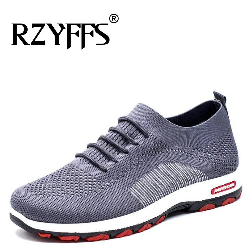 2019 autumn new Hot Sale Men Lace-up Sport Shoes sports Jogging leisure socks shoes C32-91 | Спорт и развлечения