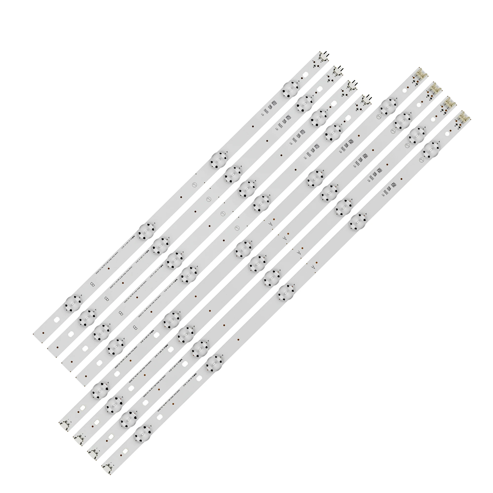 New 5set=40pcs LED backlight strip for LG 49UH610A 49UF640 49UF640V 49LF510V NC490DUE SADP2 LGE_WICOP_49inch_UHD/FHD_REV05_B A