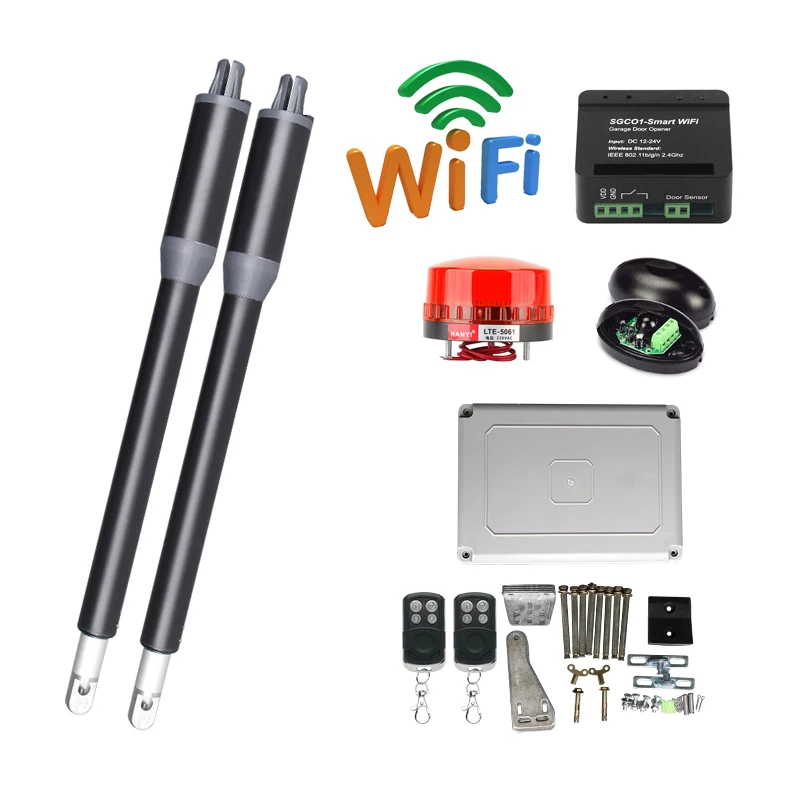 

200KG Automatic Swing Gate Opener Drive WIFI Remote Control Sense Courtyard Electric Swing Door Motor Operator Access Control