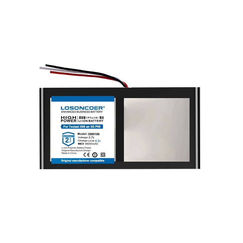 3 Line 3095190 3296192 8800mAh Battery For Teclast X98 Air 3G P98 Tablet PC Wire AIR P98HD V99i Batteries |