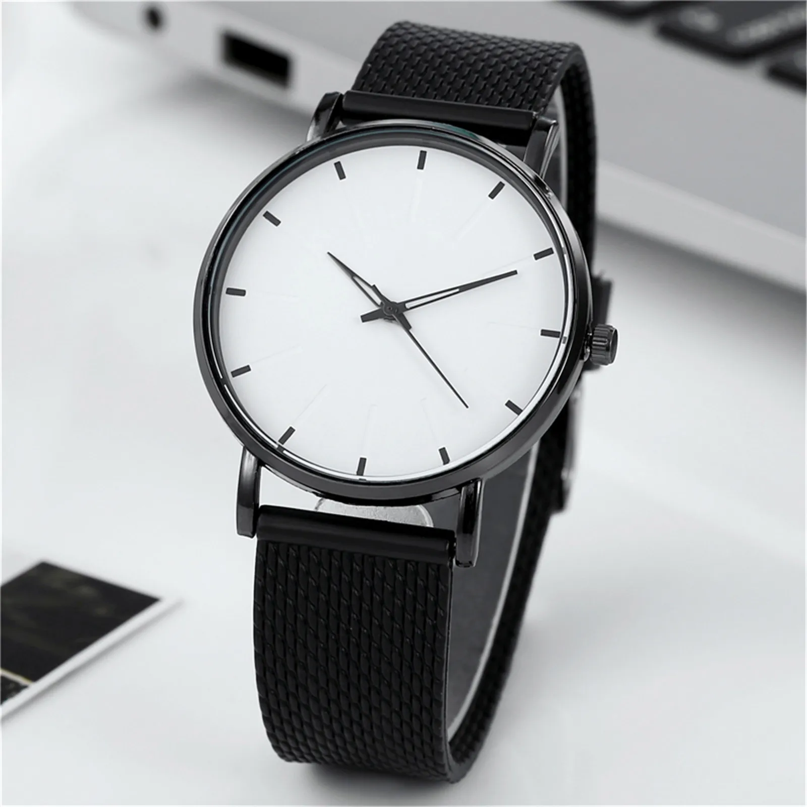 

Luxury Watches For Girls Men's Mesh Strap Ultra-thin Quartz Watch Hot Sale In 2021 Free Shipping