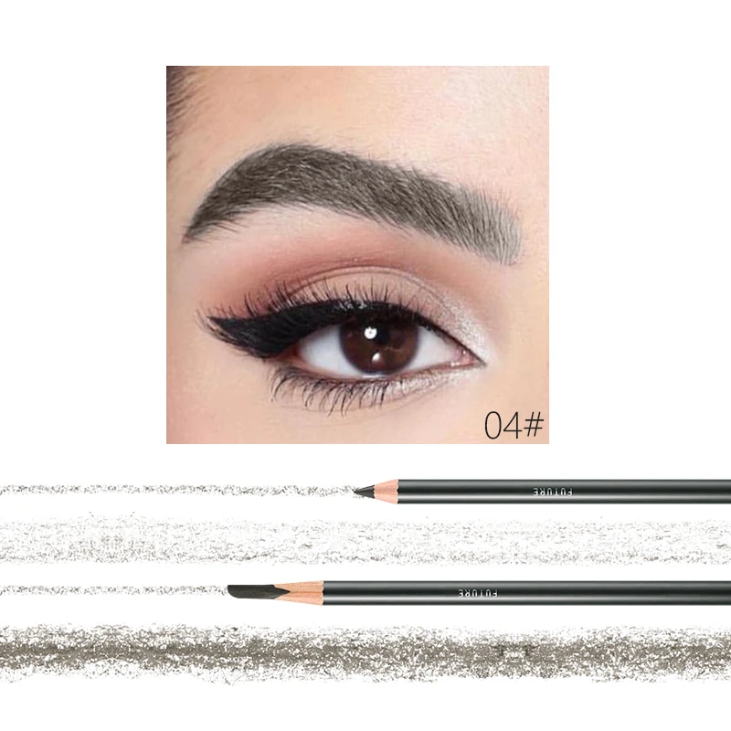 Водостойкий карандаш для бровей Pudaier 10 цветов стойкий Micro Tips жесткий свинцовый