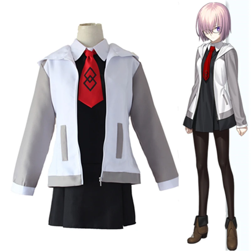 Fate grand order Mash Kyrielight Косплей Костюм Хэллоуин Рождество ежедневное обслуживание