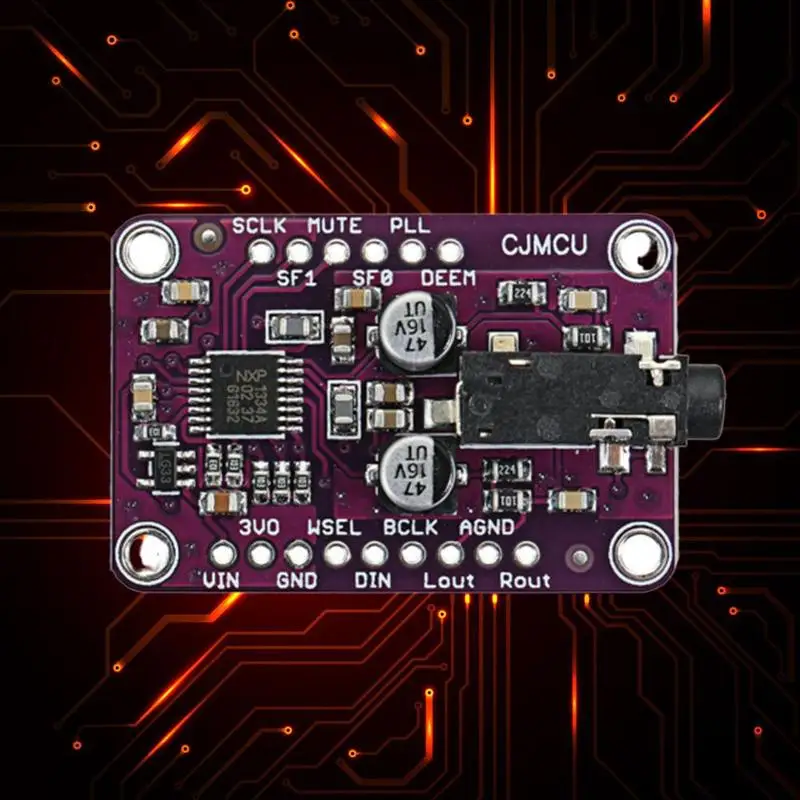 Модуль Dac ID 3 A I2s плата разработки аудио для v 5v модуль стереоплаты декодер O2D1|ЦАП| |