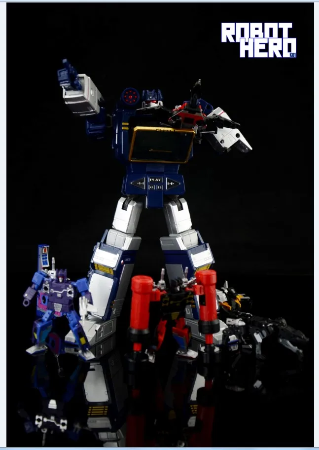 Robot Hero K-01 Pony MP-13 Masterpiece Sound Wave Includes 6 Converting Microcassettes MP Size | Игровые фигурки и наборы