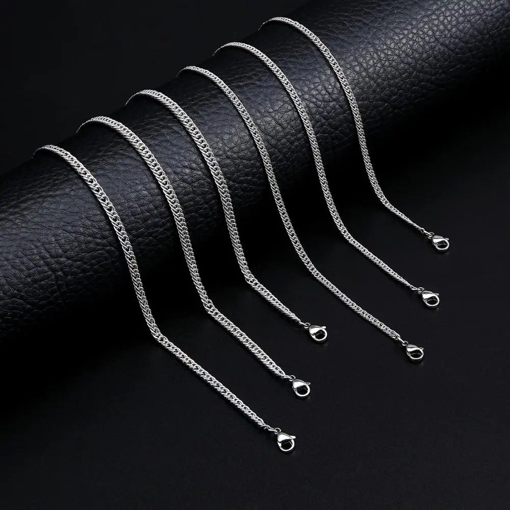 Колье-чокер мужское/женское из нержавеющей стали 3-6 мм | Украшения и аксессуары