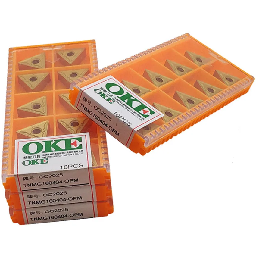 

OKE TNMG160404-OPM/TNMG160408-OPM/TNMG160412-OPM OC2125 OC2115 OC2025 OP1215 OP1215 OC3115D ЧПУ карбдная Вставка 10 шт./кор.