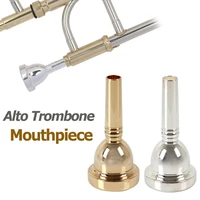 6 5al alto trombone mouthpiece copper alloy material silver gold colors optional durable suitable for trombone professional