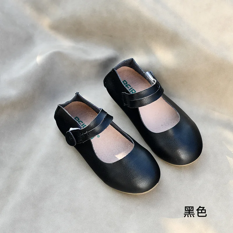 Новинка 2020 Детская качественная кожаная обувь модная для студентов принцессы