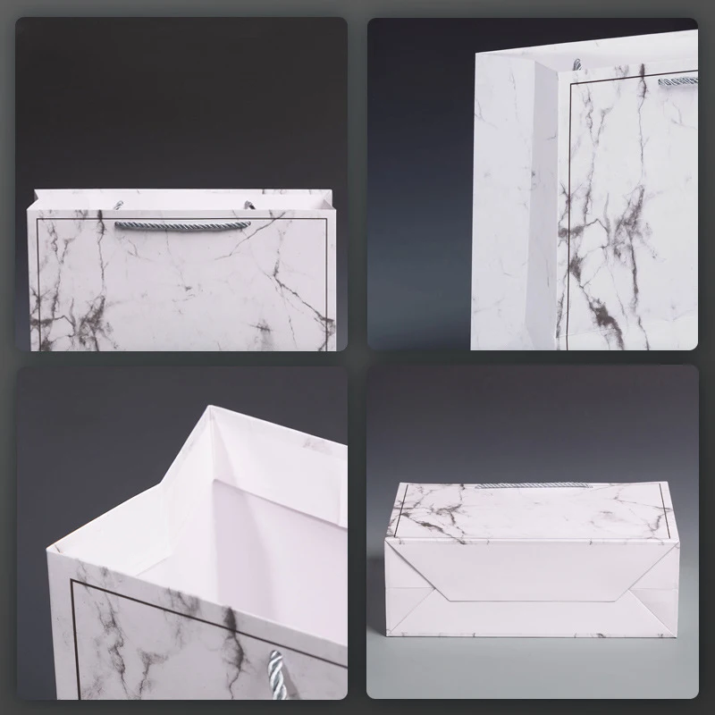 10 шт. бумажные пакеты для покупок с лентами | Дом и сад