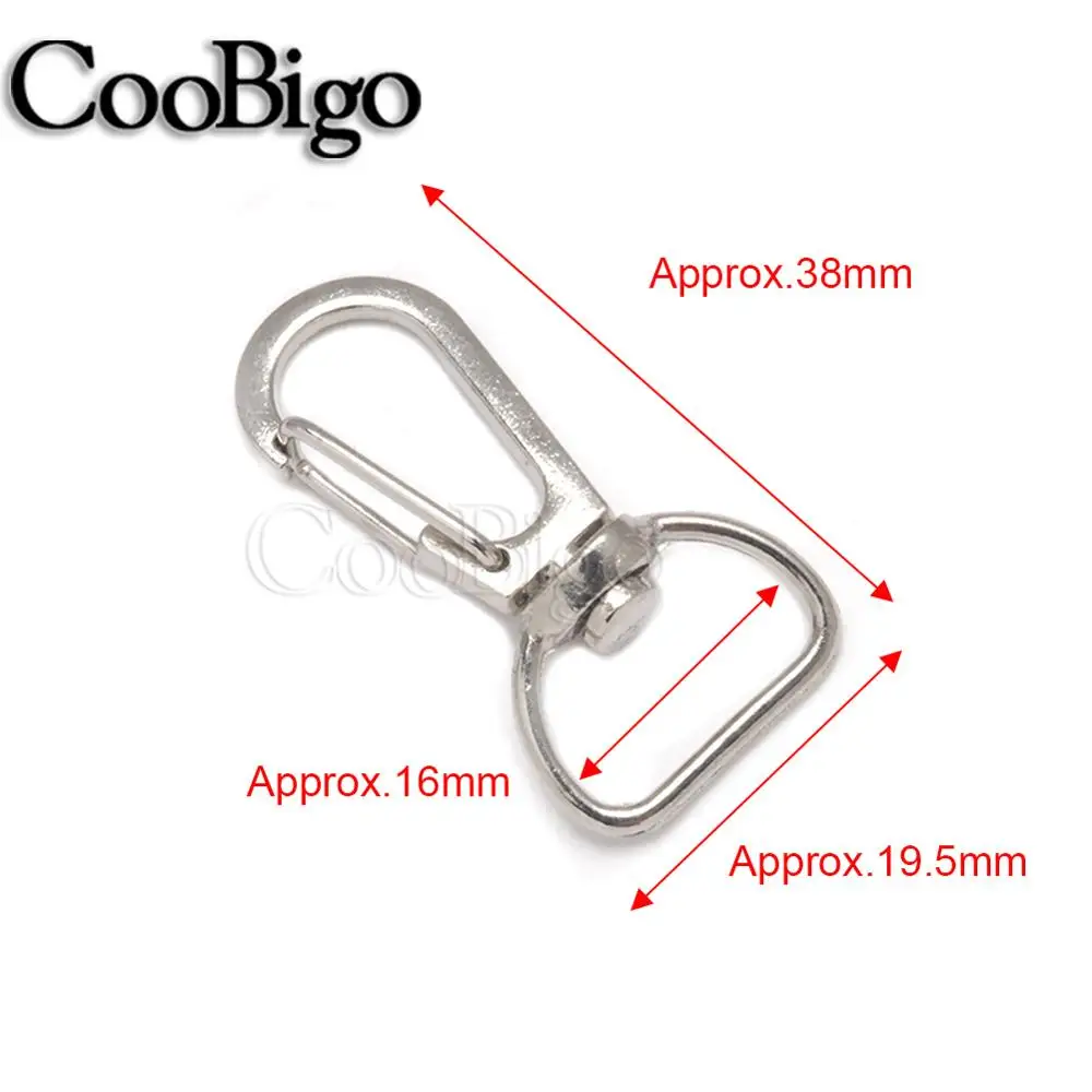 10pcs Metal Holder Key Chain Lobster Clasp Swivel Trigger Snap Hook Rings For DIY Craft Outdoor Backpack Bag Parts | Дом и сад
