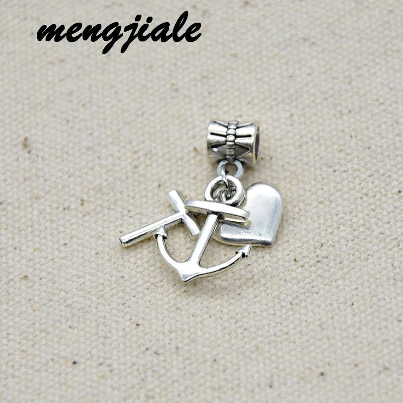 Модные металлические антикварные серебряные подвески из цинкового сплава 20 шт.