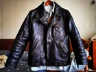 Мужская байкерская куртка 2020 в американском винтажном стиле с нагрудным отворотом, облегающая короткая мотоциклетная куртка