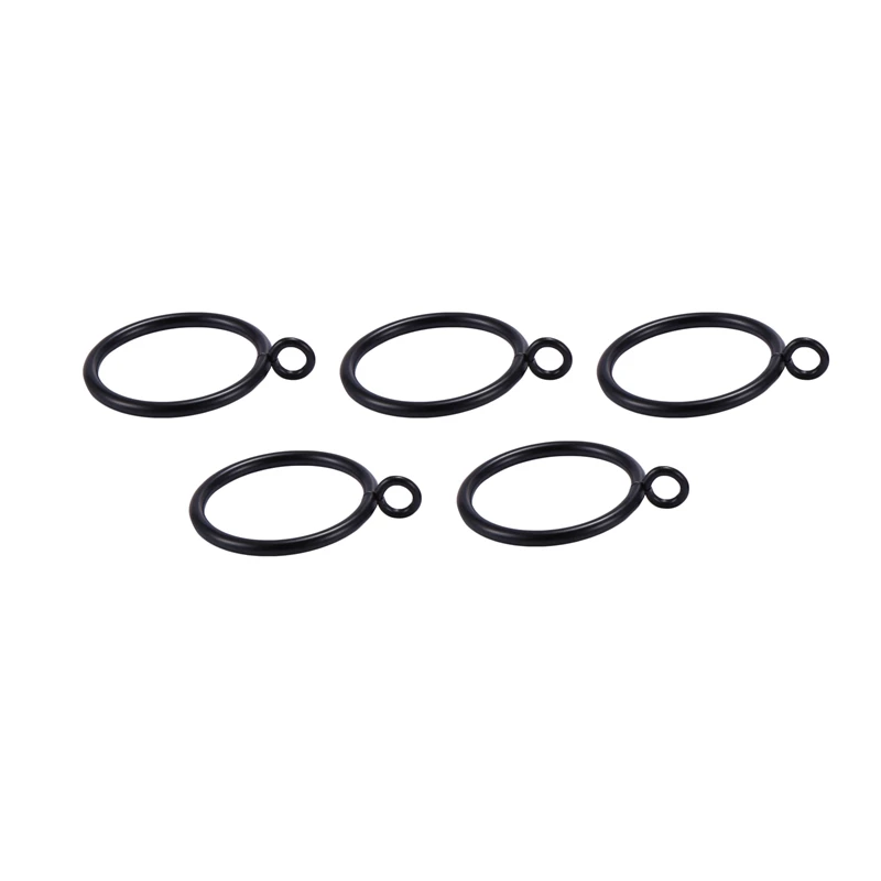 

40 Pcs Curtain Rings, 38mm Internal Diameter Curtains Rings & 2 Pcs Mop and Broom Holder-Garage and Garden Tool Hanger