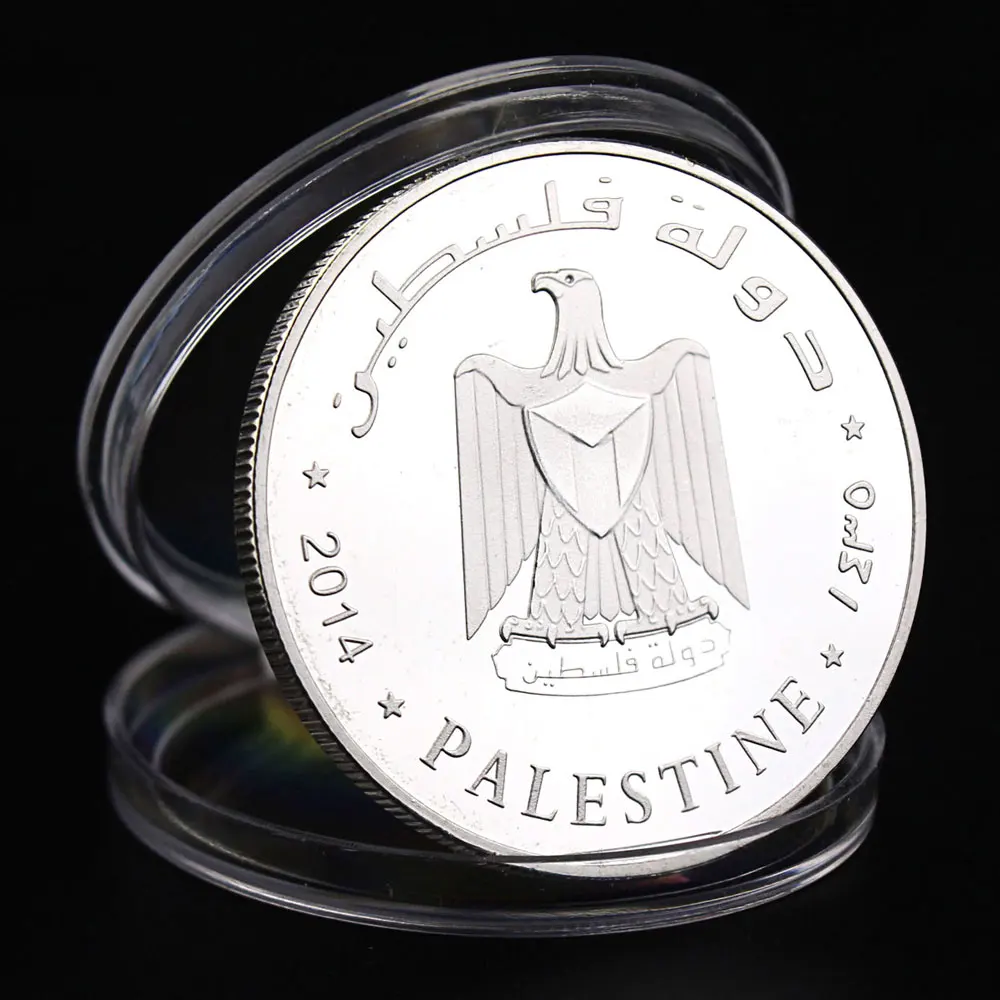 Купол скалы коллекционная Посеребренная сувенирная монета памятная | Дом и сад