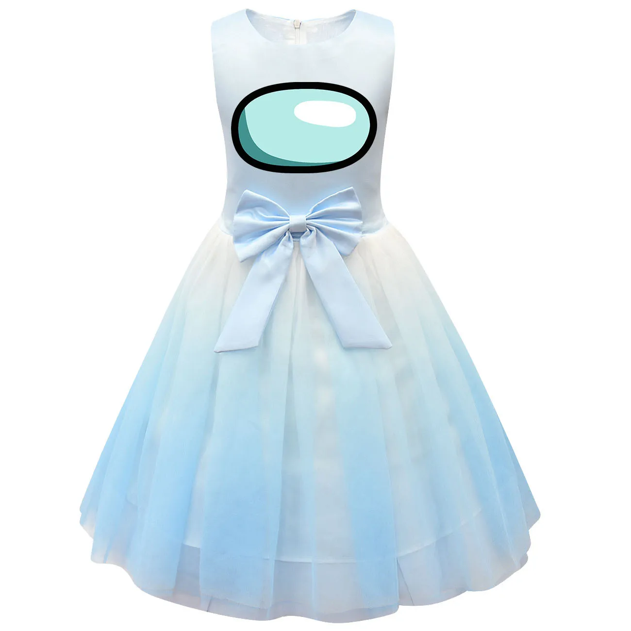 

2021 New Flower Girls Dresses for Kids Hot Game Printed Girls Dress Toddler Girl Clothes for Summer Fashion Girls Kids Clothes