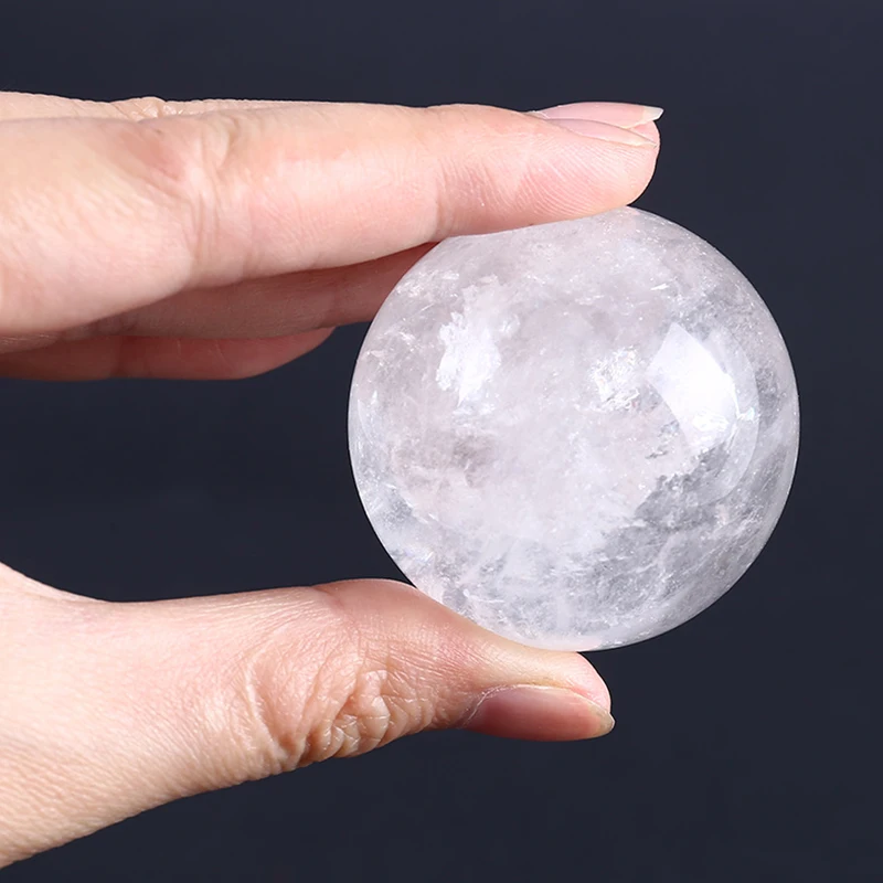 Натурально чистый кварцевый Сферический Кристалл шар исцеляющий драгоценный