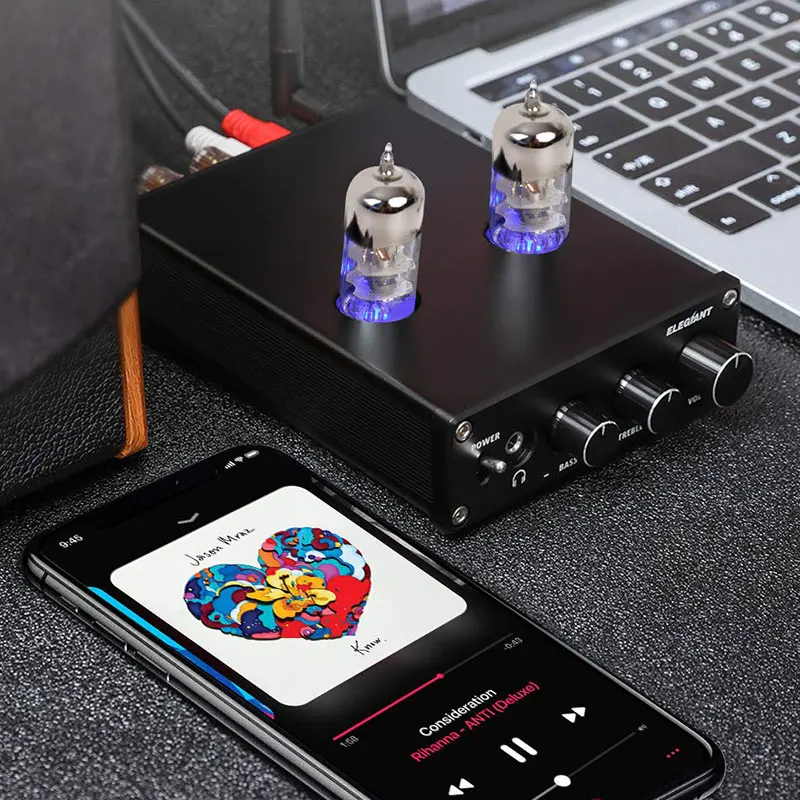 Dilvpoetry R50 TPA3116D2 Bluetooth усилитель мини стерео усилитель мощности профессиональный ламповый усилитель аудио цифровой усилитель 6J4 50 Вт* 2