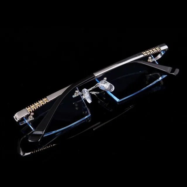 Очки без оправы очки по рецепту титановая оправа мужские Оптические при