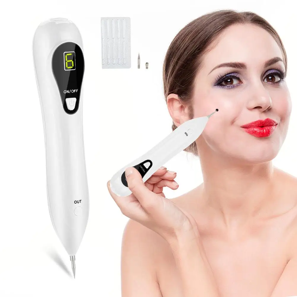 Pro 6 Level LCD Skin Warts Spots Freckle Removal Machine Mole Dark Spot Remover Pen Home Beauty Device For Salon | Красота и здоровье
