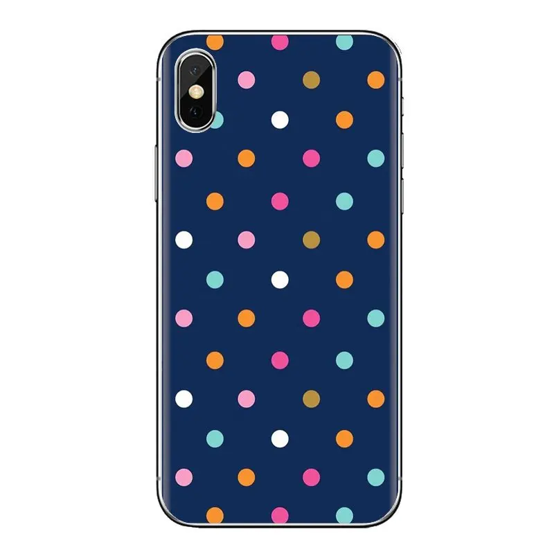 For Sony Xperia Z Z1 Z2 Z3 Z5 compact M2 M4 M5 E3 T3 XA Aqua LG G4 G5 G3 G2 Mini Love Color Dots Background TPU Transparent Case |