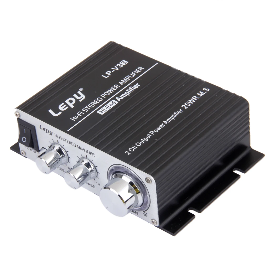 DC12V Car Motorcycle Mini Hi-Fi Stereo Audio Amplifier MP3 for -V3 | Amplifiers