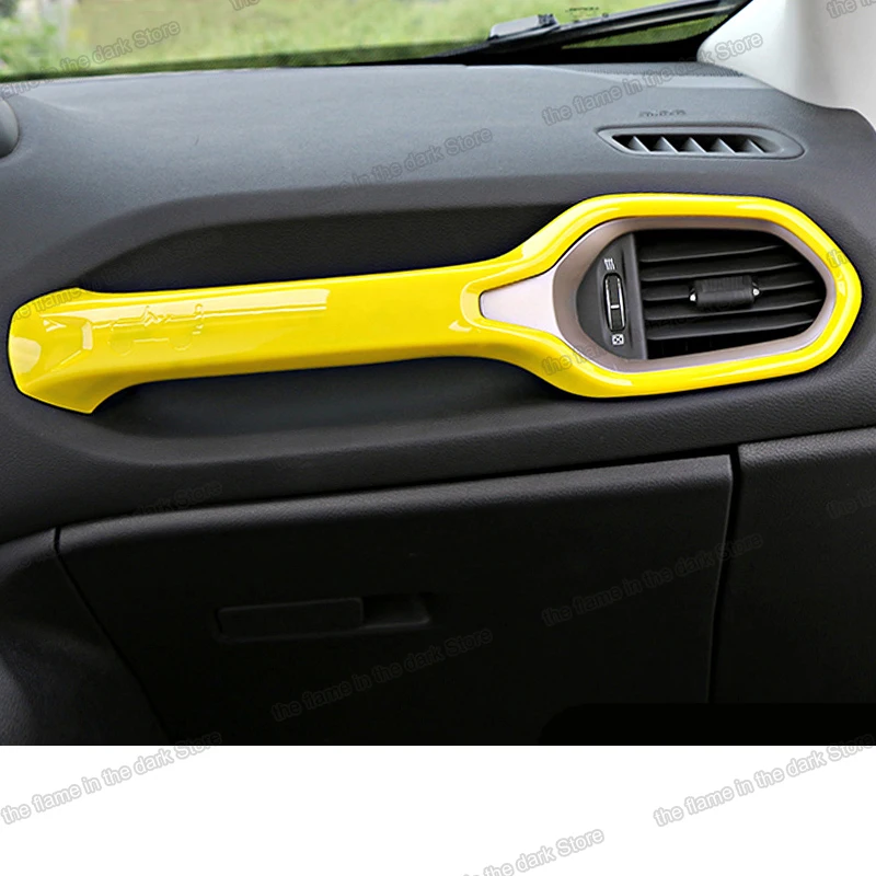 Lsrtw2017 Abs автомобильная ручка для приборной панели полоса рамка Jeep Renegade 2014 2015 2016 2017