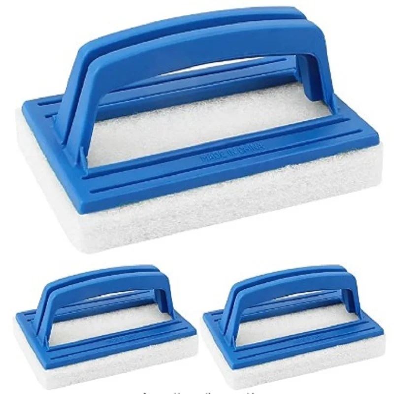 

1PC Wall Sponge Brush Pool PC Cleaning Accessories Portable Water Line Scrubber Wall Cleaning Brush Swimming pool