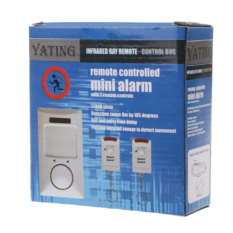 

Infrared Electronic Dog Portable 105dB PIR Motion Detector Infrared Anti-theft Motion Detector Home Security Alarm system+2