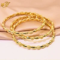 xuhuang african round bead gold color bangles bridal wedding jewelry gifts luxury bangle bracelet designer indian bracelets