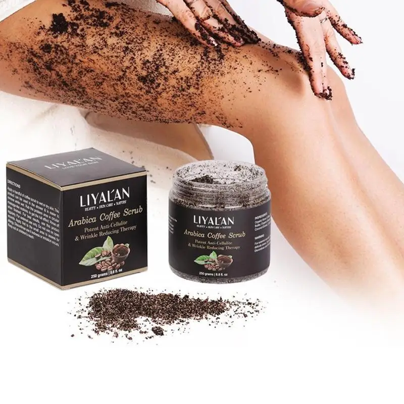 Arabica Coffee Scrub Body Cream Dead Sea Salt For Exfoliating Whitening Moisturizing Anti Cellulite Treatment Acne | Красота и