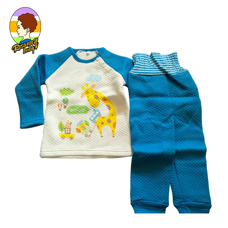 Детская хлопковая одежда Risunnybaby комбинезон для мальчиков на весну и осень