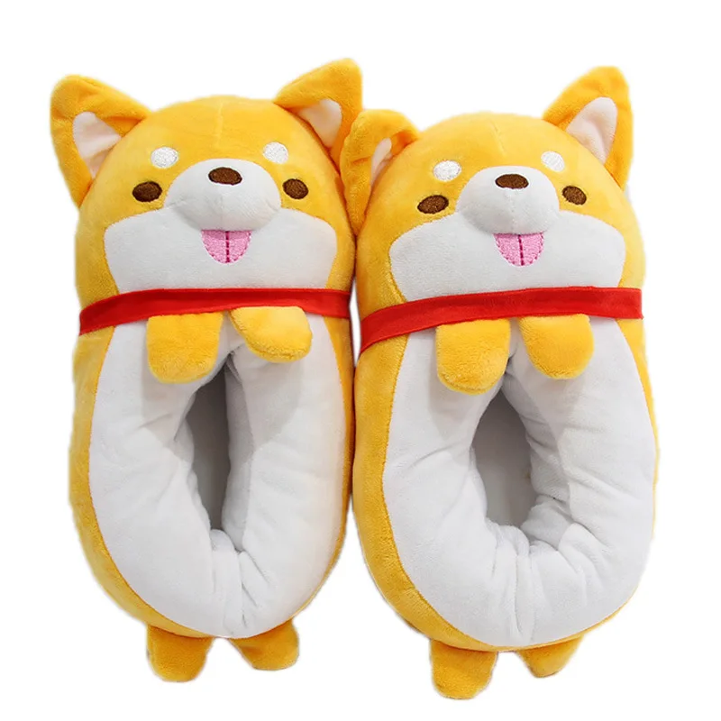 

Dog Custom Special Slippers Warm Fur Slippers Unisex Cute Shoes Anime Home Children Men Women Winter Snow Pantoffels Indoor