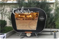 new retro type mobile food trailer ice cream snacks trucks coffee hot dog cart for sale