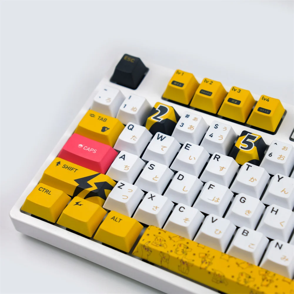 Крышка ключа аниме s PBT крышка вишневого профиля японский корень 1.75U 2U добавка для