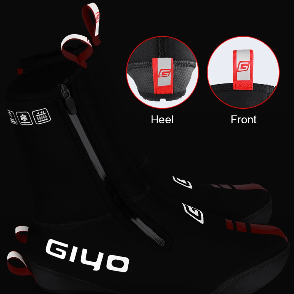 

Cycling Overshoes Waterproof Windproof MTB Road Warm bike Shoes Covers Bicycle Winter Thermal Protector for Men Women Warmer