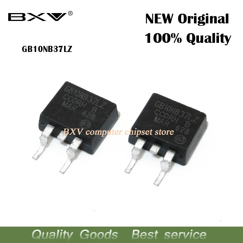 Бесплатная доставка 10 шт./лот STGB10NB37LZT4 STGB10NB37LZ STGB10NB37 GB10NB37LZ GB10NB37 10NB37 D2PAK |
