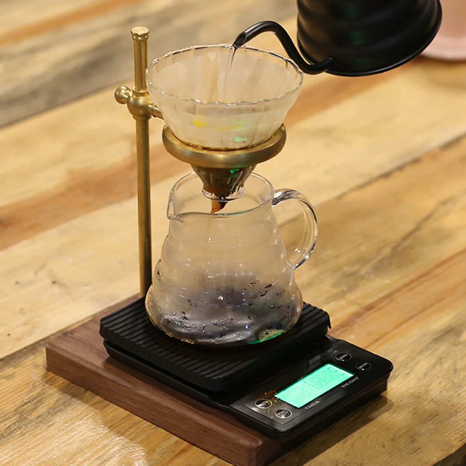 

Electric Kitchen Scale,Coffee Scale with Timer Kitchen Scale Mini Electronic Platform Scale Food Weighing Scale 3kg/5kg